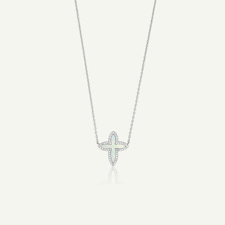 FLOWER CROSS Necklace (small)