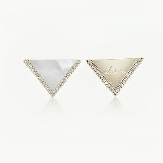 Love Triangle Studs