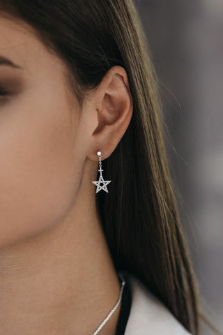 STAR CZ Earrings