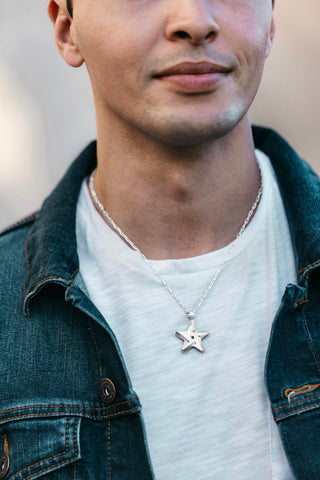 Star 3D Necklace Unisex